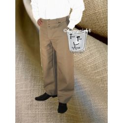 Pantalon Largeot LIN - Beige